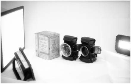 Test shot, Dragon No.VI stock, with Leica III