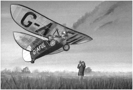 Flying Flea, G-AFUL. Painting