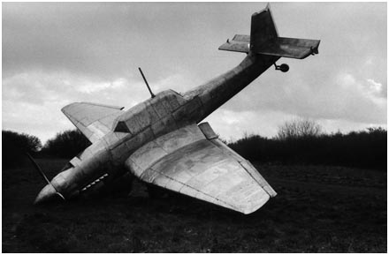 Stuka sculpture at Battle of Britaon memorial, Folkstone