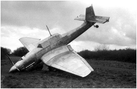 Stuka sculpture at Battle of Britaon memorial, Folkstone